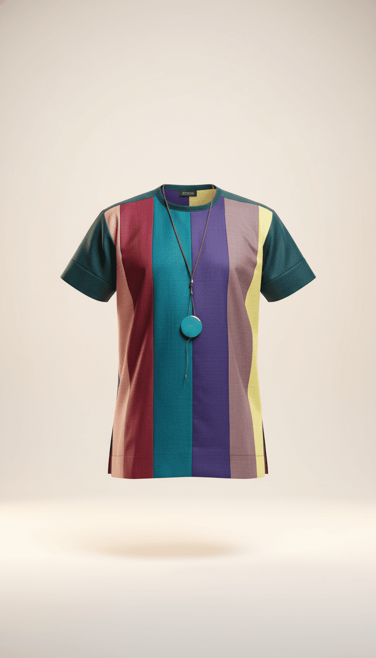 Vibrant Multi-color Striped Cotton Shirt